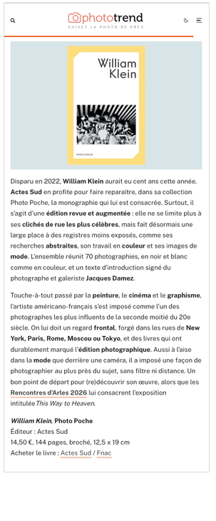 Article Phototrend